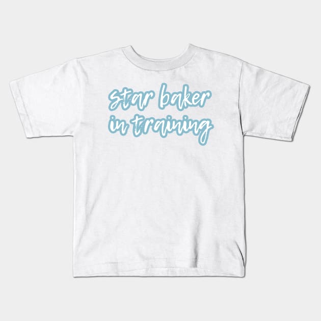 Star Baker in training Kids T-Shirt by victoriaarden